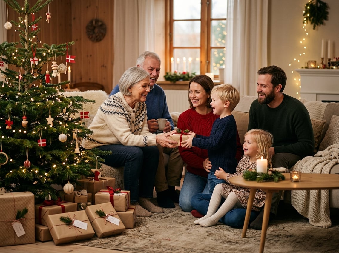 Gør gaveudvekslingen til en fast del af familiens jul